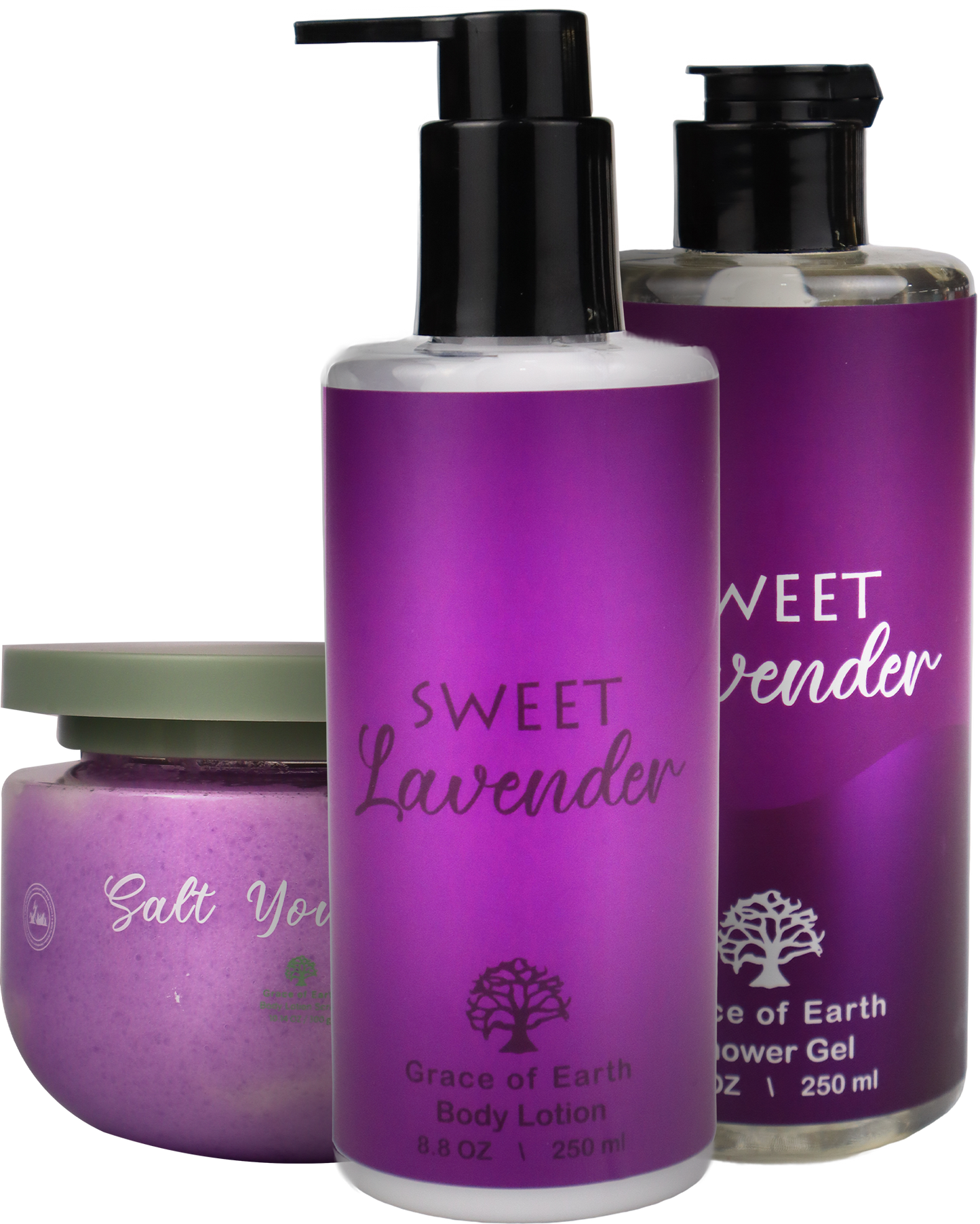 ANY SALT/SUGAR SCRUB + BODY LOTION + SHOWER GEL OFFER