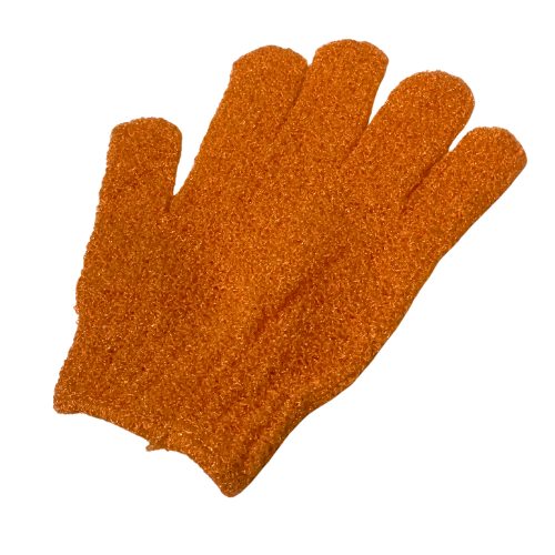 Orange Scrub Glove