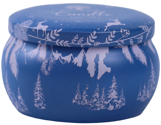 White Musk Christmas Candle