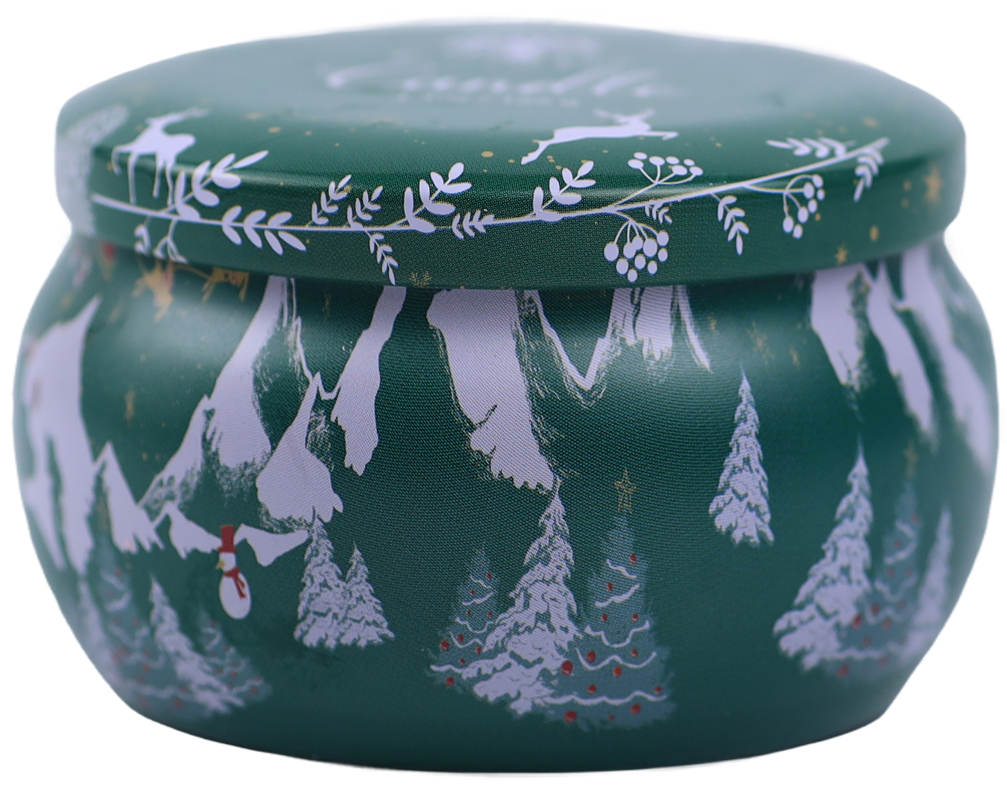 Peach Christmas Candle